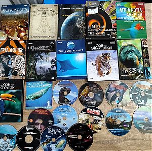 Διάφορα DVD & VCD Ντοκιμαντέρ για Ζώα, Φύση, Περιβάλλον, Ιστορία