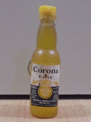 Corona μπίρα παλιό διαφημιστικό λαστιχένιο μπρελόκ μεταχειρισμένο