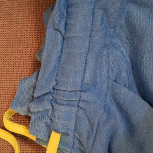 Iso women's cotton pants blue electric like new