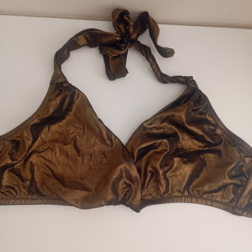 Luna women's bikini used, size L, brown and gold