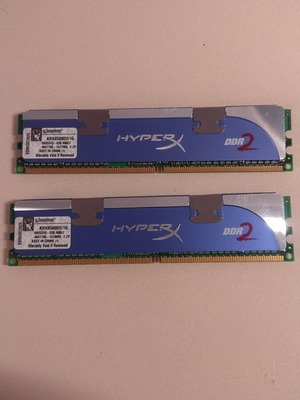HyperX DDR2 2x1GB RAM used