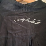 Desigual black shirt size L like new 100% cotton