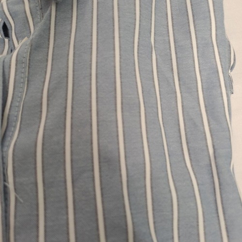 Sinsay Striped Shirt Dress New Size XS Light Blue White