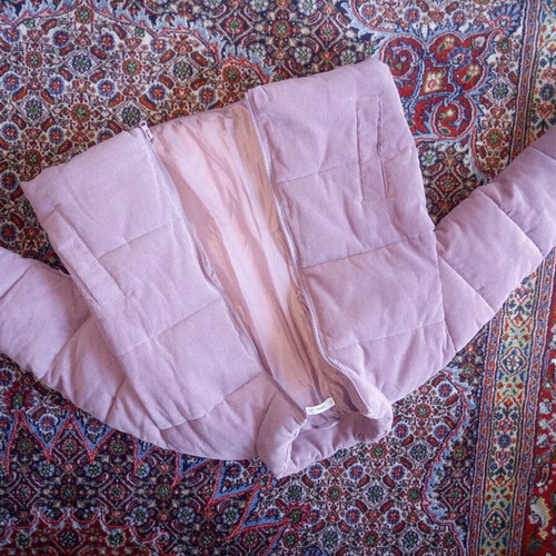 Mango Kids Puffer Jacket for Girls 11 Years Like New Violet Lilac