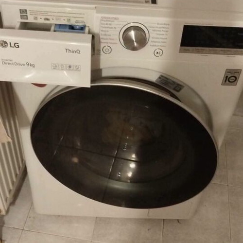 LG washing machine, 8 kg load capacity