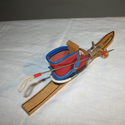 Semmering ski miniature like new with matchbox holder