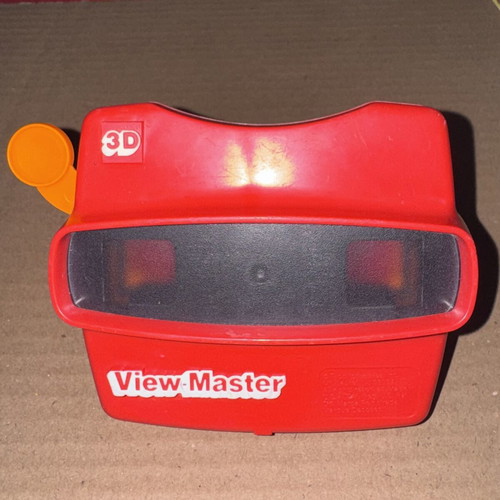 View-Master 3D viewer red used, Tyco Industries