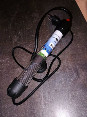 Aquarium heater 50W adjustable, like new, for aquarium up to 30L