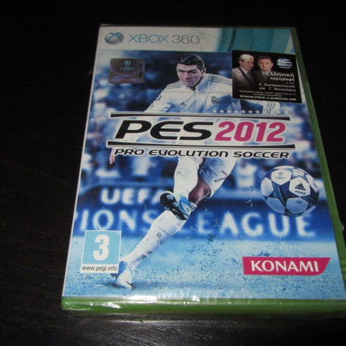 PES 2012 Xbox 360 παιχνίδι, ελληνικό, καινούργιο, σφραγισμένο