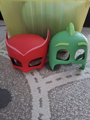 Pj Masks Hero Masks Gekko & Owlette like new