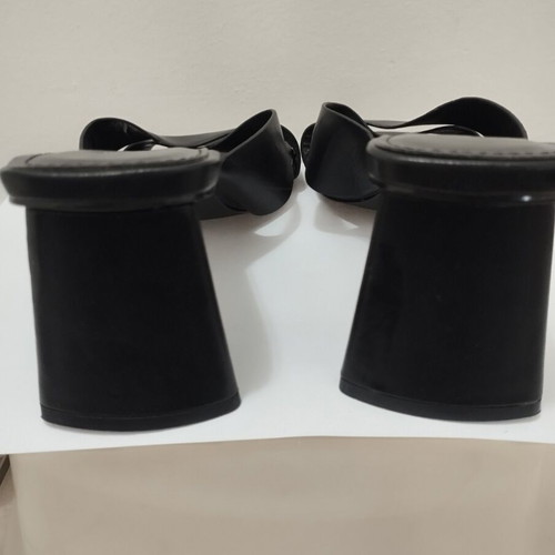 Women's black mule shoes new, size 37