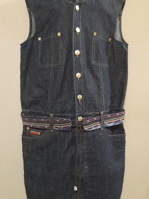 DSQUARED2 DENIM ΑΥΘΕΝΤΙΚΟ ΦΟΡΕΜΑ ΜΕ ΖΩΝΗ ΔΙΠΛΗΣ ΟΨΕΩΣ ΚΑΙΝΟΥΡΓΙΟ Νο 44