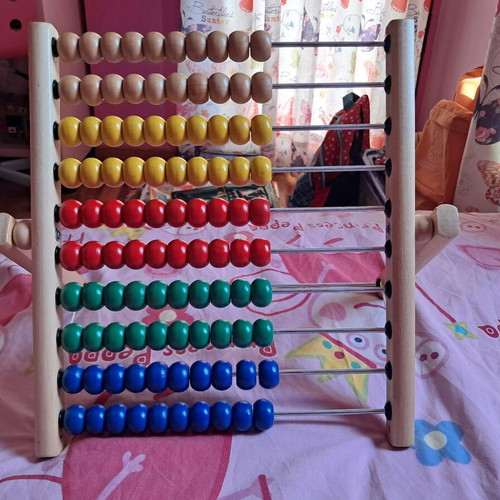 Wooden abacus for children like new