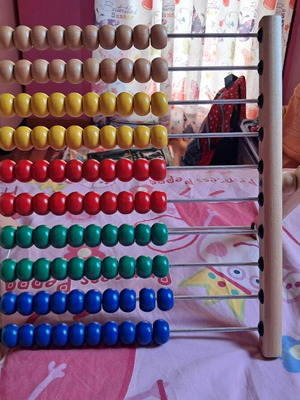 Wooden abacus for children like new