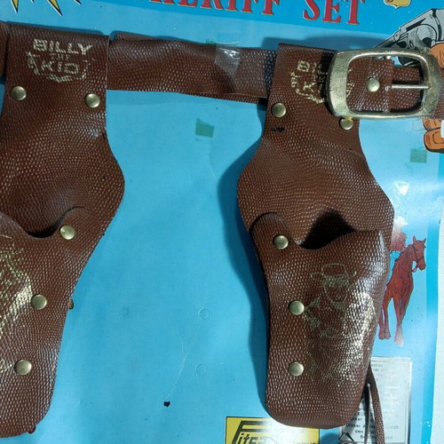 Vintage pistol holsters new from Greek company pitsarisToys