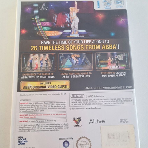 Wii ABBA used with scratches on disc