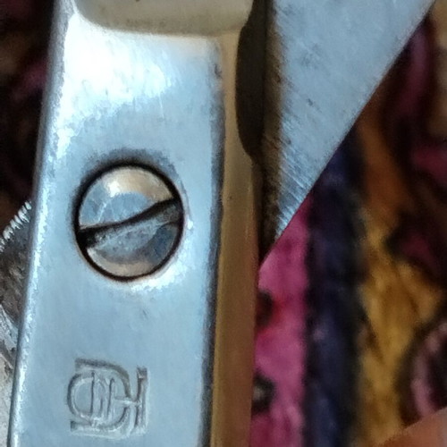 Vintage manicure scissors set of 5 with German staple remover used