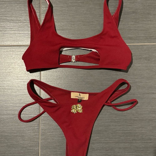 Loukia Kyriakou swimsuit xsmall like new, cutout back