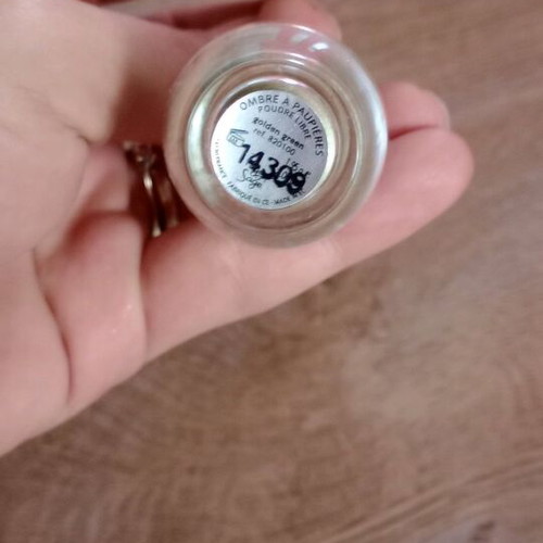 Peggy Sage powder eyeshadow like new, golden green color