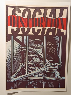 Social Distortion A4 poster
