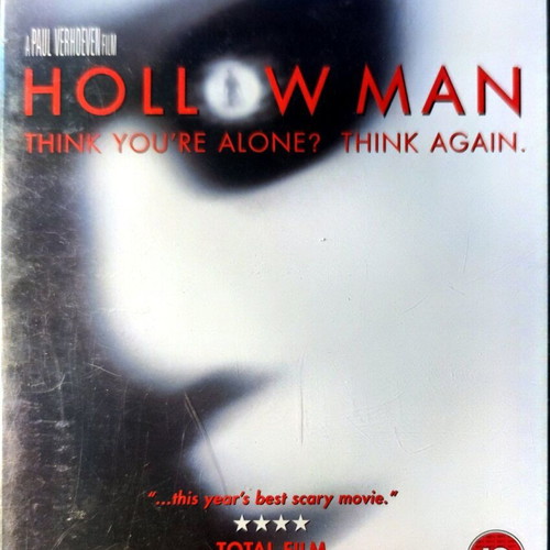 Hollow Man DVD used, sci-fi thriller with subtitles