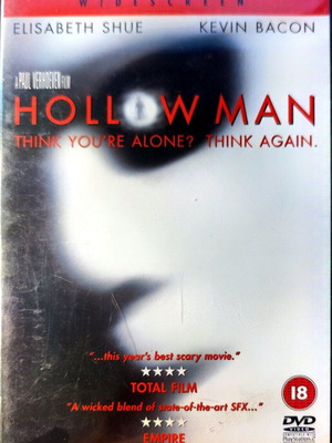 Hollow Man DVD used, sci-fi thriller with subtitles
