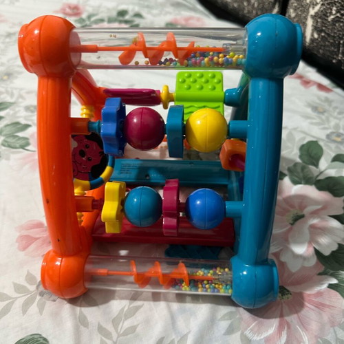 Educational baby triangle toy like new with sound and activities