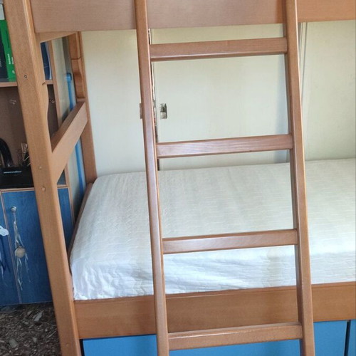 Bunk bed with storage like new, two single beds 90x190