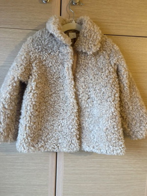 Παιδικό παλτό teddy H&M καινούργιο μπεζ 4 ετών 104 cm