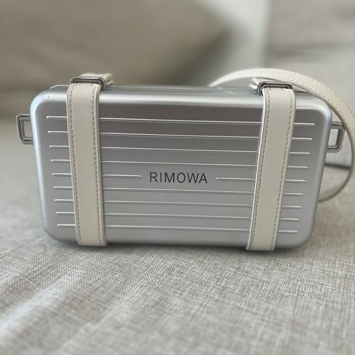 Dior x Rimowa Aluminum Clutch Like New, Gray