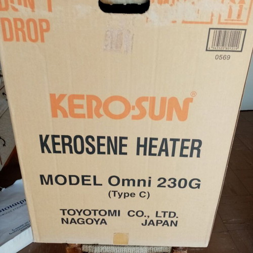 Kero-Sun Omni 230G kerosene heater like new with box and 2 containers 20L