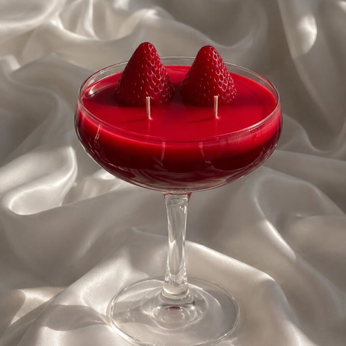 Strawberry cocktail candle, scent of your choice
