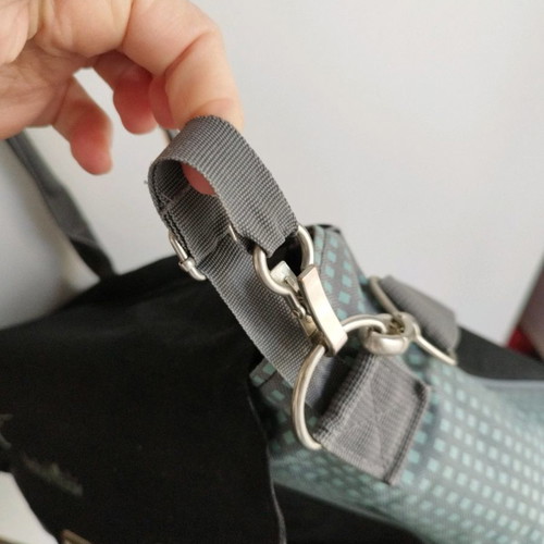 Babymoov changing bag used with insulated bottle holder
