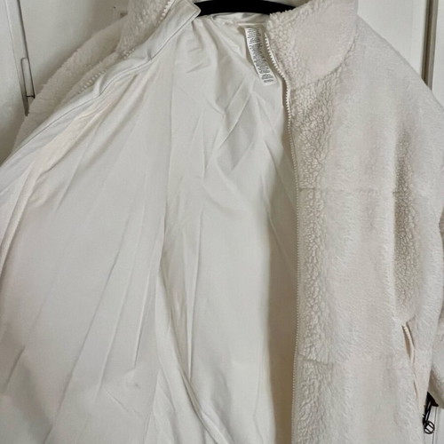 Alo Yoga Sherpa Puffer Jacket new, white, women's L/XL