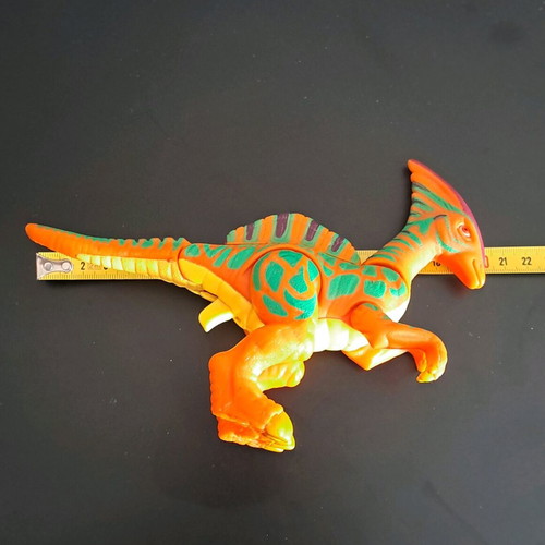 Parasaurolophus dinosaur collectible used, Kenner 1997
