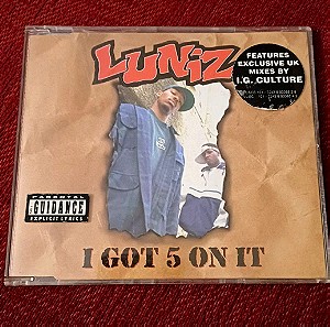 LUNIZ - I GOT 5 ON IT - CD SINGLE REMIXES - HIP HOP