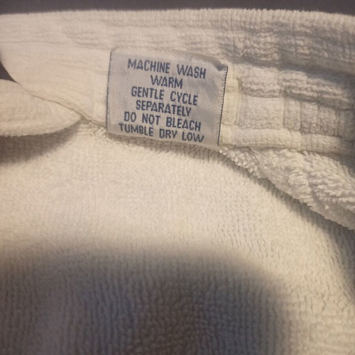 The Bernard Company men's bathrobe, white, 100% cotton