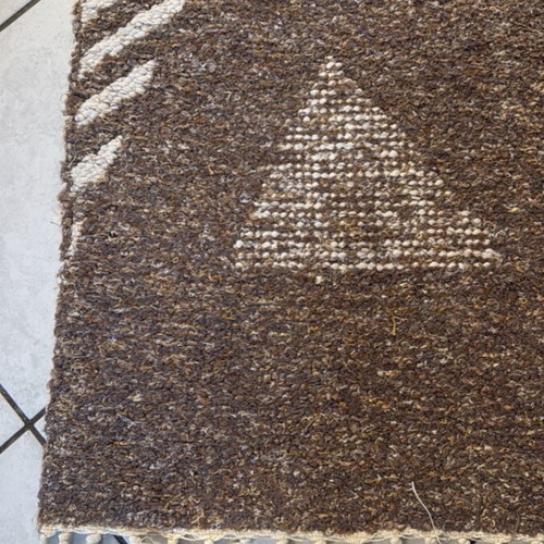Cotton rug used 1.35x1.95 with small burn holes
