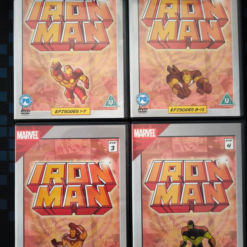 Iron Man Complete Animated Series DVD Lot, Marvel