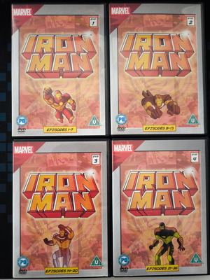 Iron Man Complete Animated Series DVD Lot, Marvel