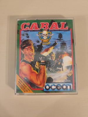 Cabal Amstrad CPC464 cassette used shooting game