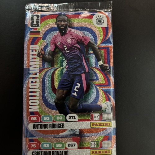 Christiano Ronaldo x Antonio Rudiger Limited Edition Cards Mundial 2026 new