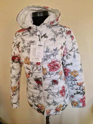 Gang women's jacket new, colorful, fitted with removable hood
