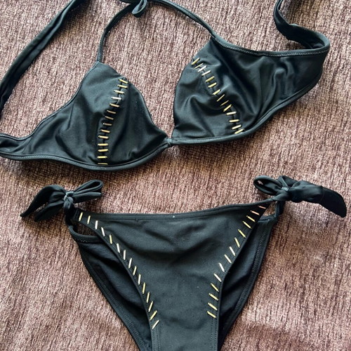 Rosa Cha black bikini S like new