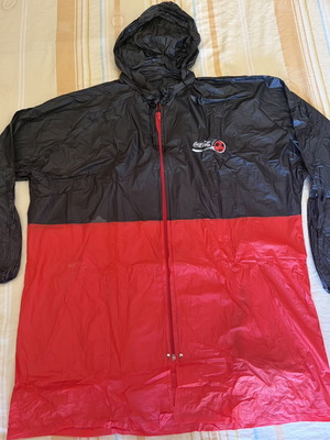 Vintage Coca-Cola Windbreaker Jacket 100% PVC X-Large New
