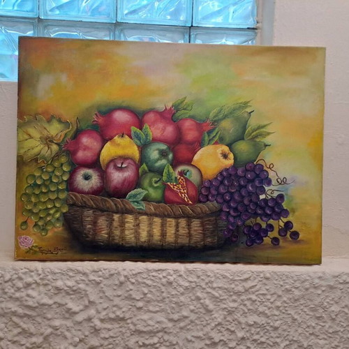 Oil painting canvas 50x70 cm like new