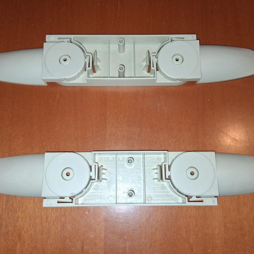 Bases for PC tower case like new, plastic, set of 2 pieces