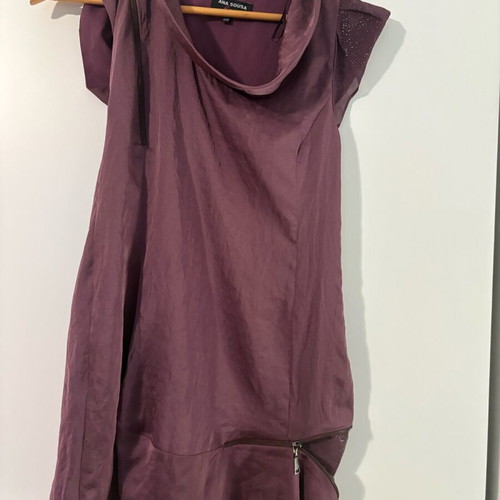 Women's dress tunic made to order, purple, size 36