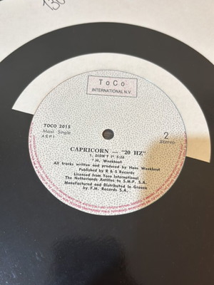 Maxi Single Capricorn used, edition 1993 Greece