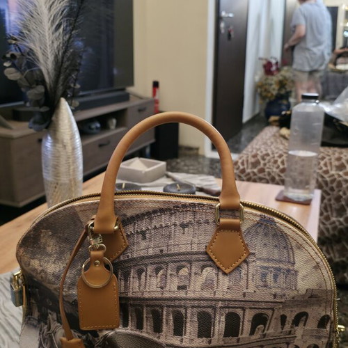 Y Not? Milano London Print Tote Shopper Bag new